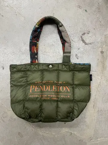 PENDLTON TAION 펜들턴 토트백 핸드백 카키