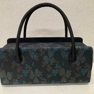 순수 실크 직조 리큐 기모노 가방