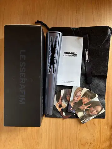 LE SSERAFIM 응원봉 포토 카드 포함