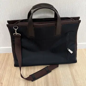 비즈니스 백 블랙 나일론 합성 피혁