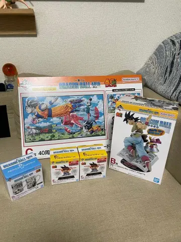 드래곤볼 40주년 기념 피규어 세트