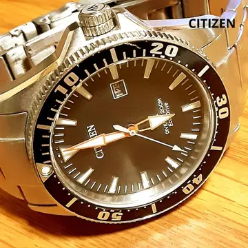 시티즌 프로마스터 다이버즈 에코드라이브 남성용 손목시계 작동품