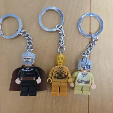 레고 스타 워즈 미니 피규어 키링 3개 묶음 판매
