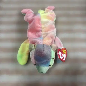Ty ty 비니 베이비즈 컬러풀 곰인형