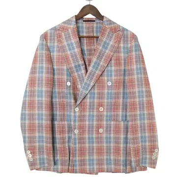 새상품급 THE GIGI DEGAS2 테일러드 자켓 더블 체크 48