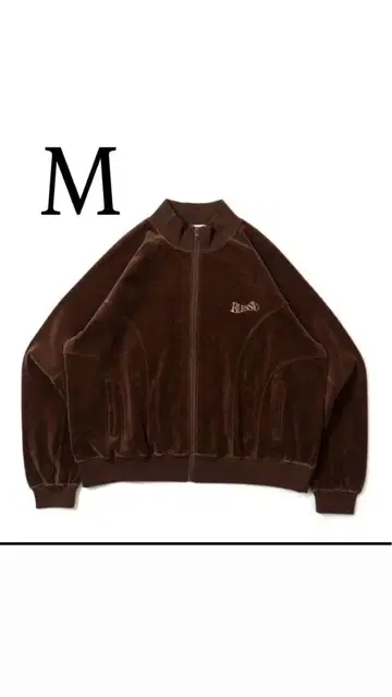 BlessU 벨로아 트랙 자켓 브라운