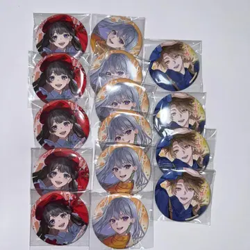 니지산지 7대 타워 캔뱃지 츠키노 미토 히구치 카에데 후시미 가쿠