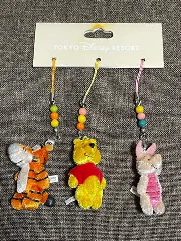 디즈니 곰돌이 푸 스트랩 키링