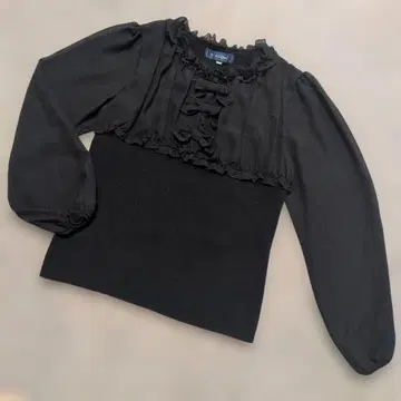 M'S GRACE 블랙 긴팔 상의 40