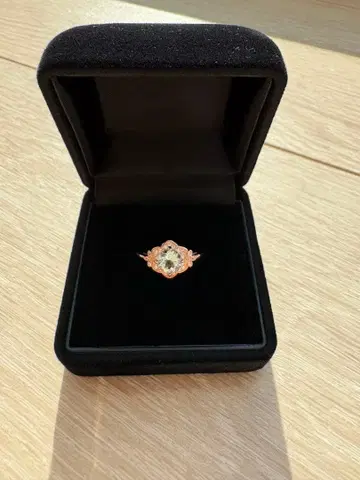 R.made 길경 반지 아쿠아 마린