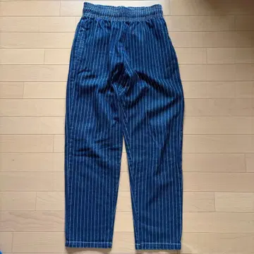 새상품급 cookman 쿠크만 셰프 팬츠 자수 스트라이프 데님 M