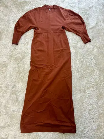 새상품급 마메쿠로구치 코튼 저지 드레스 롱 원피스