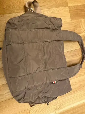 브라운 나일론 마더백