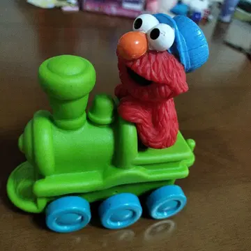 [ 레어 ] 엘모 기차형 피규어