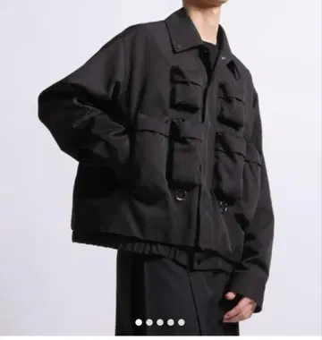 스탠버그 유틸리티 셔츠 자켓 블랙 M