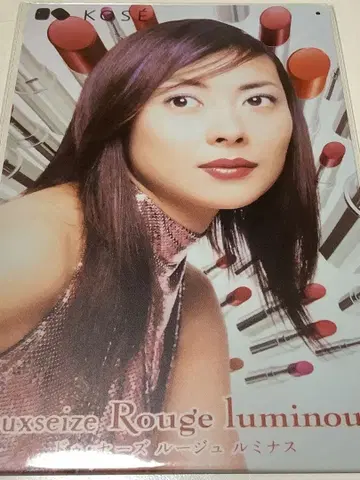 12124) 양철 간판 나카야마 미호 코세 새상품