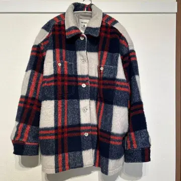 niko and - 샤기 체크 자켓