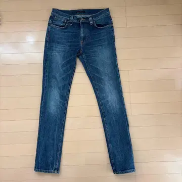 Nudie Jeans 스키니 데님 다크 블루