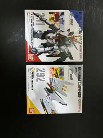 건담 컨버전스 스트라이크 프리덤식 & 프라우드 디펜더 세트
