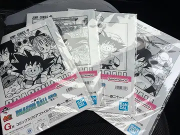 드래곤볼 40주년 제일복권 G상 클리어 파일 세트 4세트