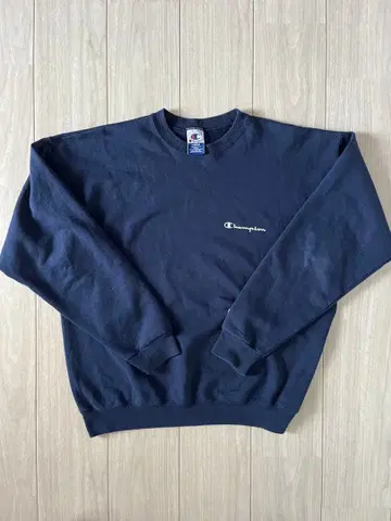 Champion 네이비 맨투맨 L 사이즈 속기모