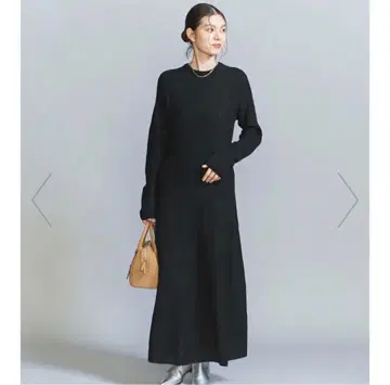 유나이티드 애로우즈 니트 플레어 원피스