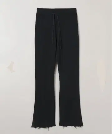 JEANASIS 리브 니트 플레어 팬츠