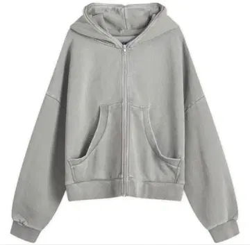 Entire studios 지퍼 후드티 그레이