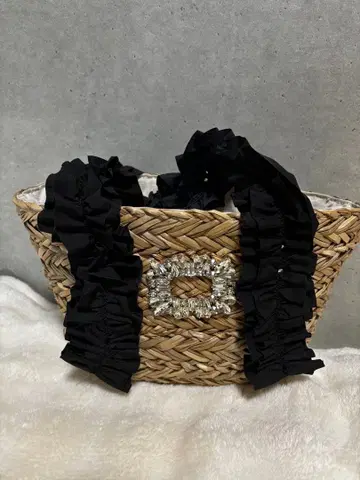 SNIDEL HOME 비쥬 바스켓백 블랙