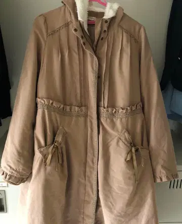 axes femme 엑시즈팜 모즈 코트 베이지 L 사이즈