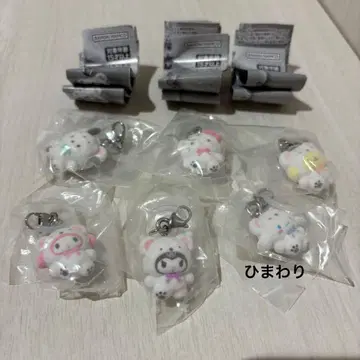 산리오 메지루시 액세서리 포근포근 스노우 컴플리트 세트