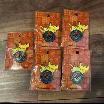 포켓몬 센터 토호쿠 R 로고 핀즈 5개 피카츄 빅티니 핀 배지