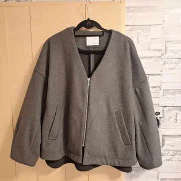 콜라주 개럴개런트 노카라 자켓