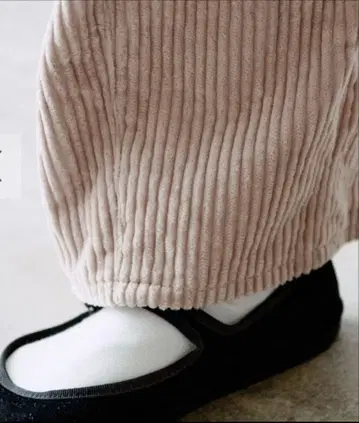 yuni 사누키 콜 코쿤 팬츠 핑크