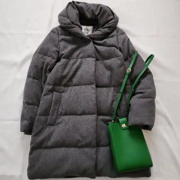 목 따뜻한 슬로브 이에나 다운 자켓 숄카라