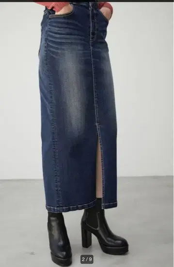 AZUL BY MOUSSY 데님 하이웨스트 스커트 S