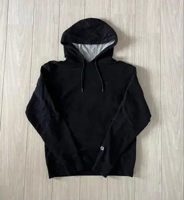 Champion 블랙 후드티 XL 속기모