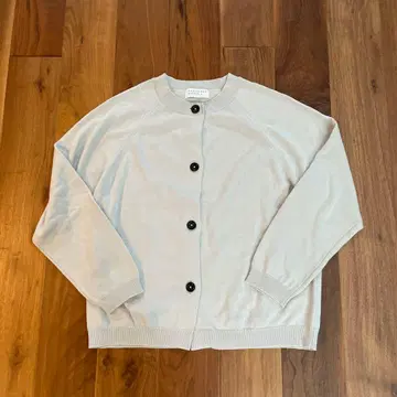 새상품급 MARGARET HOWELL 가디건 라이트 그레이