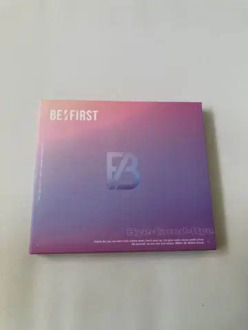 BE:FIRST BMSG 최초 한정 ByeGoodBye