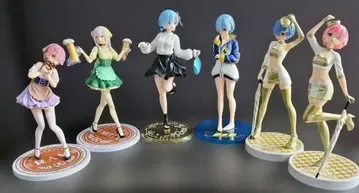 렘 라무 피규어 세트 6개 세트