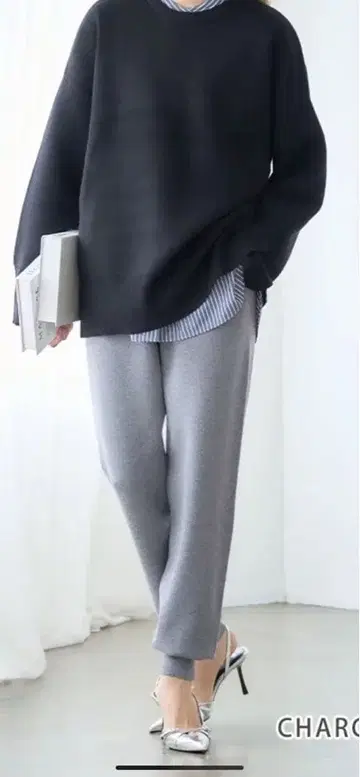 밀라노 니트 조거 팬츠