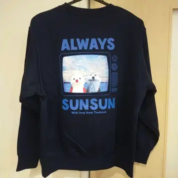 새상품 미사용 헤비웨이트 맨투맨 풀오버 퍼펫 스 GU M