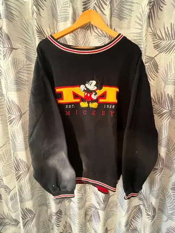 Disney Store 미키마우스 크루넥 맨투맨 90s