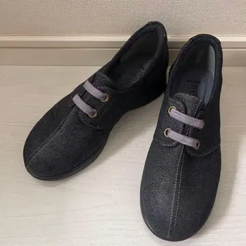 타비락 경량 발볼 넓은 컴포트 슈즈 데님풍 23.5cm