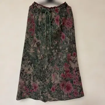 BUTAPANA 꽃무늬 롱 스커트