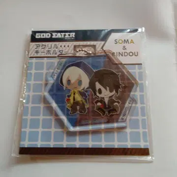 GOD EATER 아크릴 키링 소마 & 린도 GOD EATER