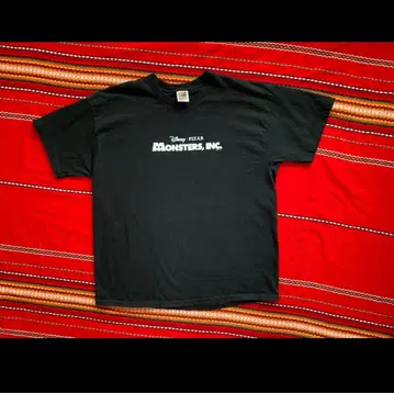 몬스터 주식회사 티셔츠 XL 사이즈 블랙