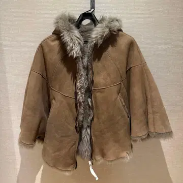 램스킨 무스탕 코트