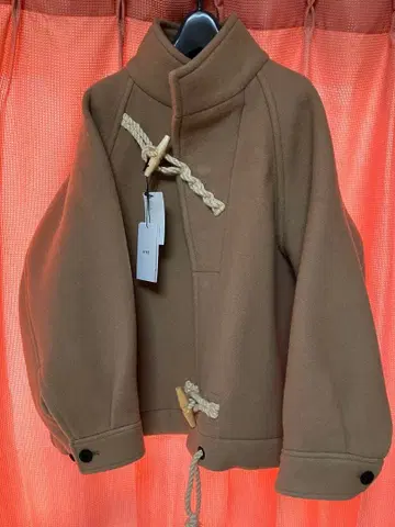 HYKE DOUBLE FACE DUFFEL 더플 코트 베이지 사이즈 1