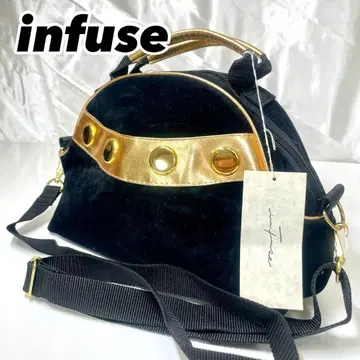 일본제 숄더백 벨벳 x 골드 스터드 2WAY 백